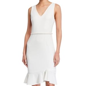Betsey Johnson White Pearl Sheath Dress
